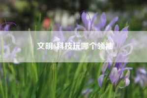 文明6科技玩哪个领袖