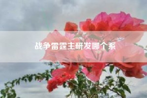 战争雷霆主研发哪个系