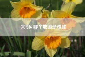 文明6 哪个地图最难建