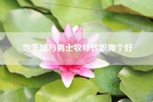 地下城与勇士牧师转职哪个好