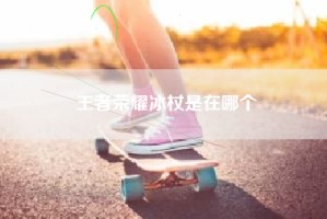 王者荣耀冰杖是在哪个