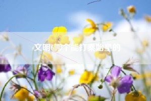 文明6哪个能打秦始皇的