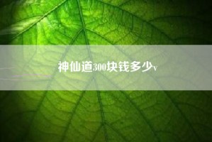 神仙道300块钱多少v