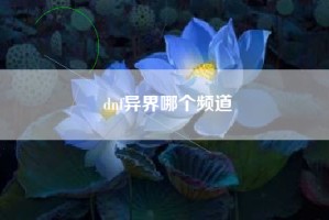 dnf异界哪个频道