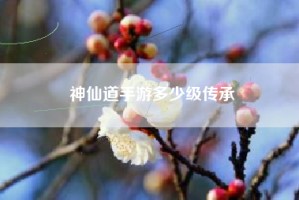 神仙道手游多少级传承