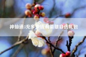 神仙道3充多少钱有英雄自选礼包