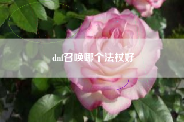 dnf召唤哪个法杖好