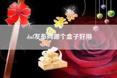 dnf发布网哪个盒子好用