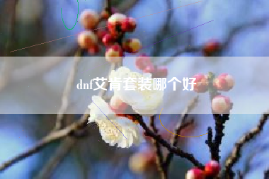 dnf艾肯套装哪个好