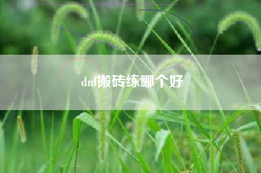 dnf搬砖练哪个好