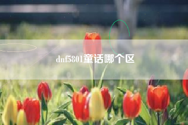 dnf5801童话哪个区