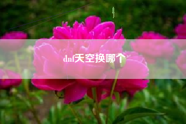 dnf天空换哪个