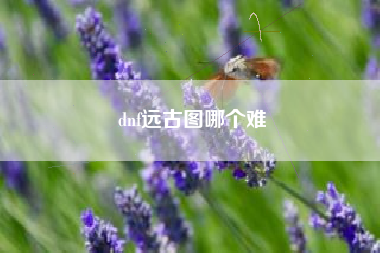 dnf远古图哪个难