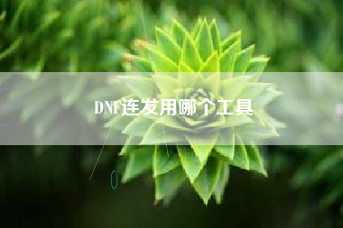 DNF连发用哪个工具