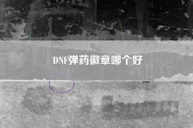 DNF弹药徽章哪个好