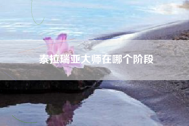 泰拉瑞亚大师在哪个阶段