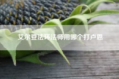 艾尔登法环法师用哪个打卢恩