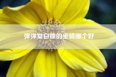 弹弹堂白嫖的坐骑哪个好