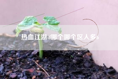 热血江湖sf哪个哪个区人多6